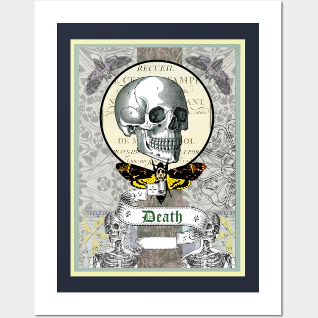 Tarot Card, Death card Wall Art by White B Gifts